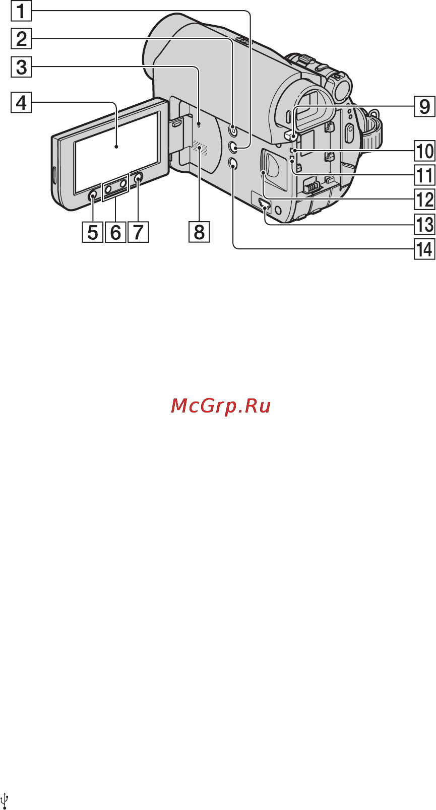 Sony DCR-HC62E [104/112] Идентификация частей и органов управления продолжение
