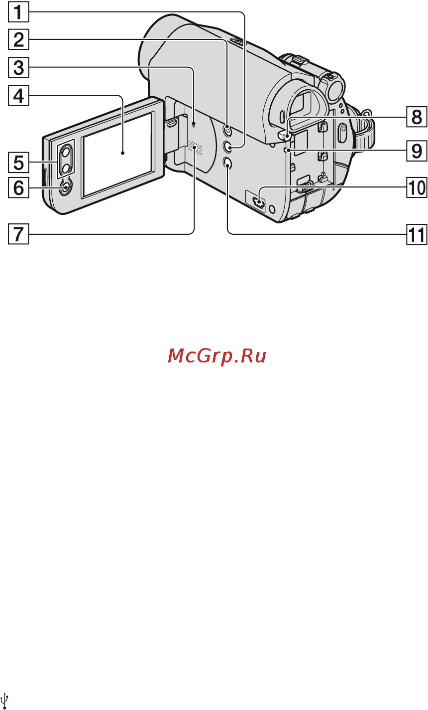 Sony DCR-HC51E [78/88] Идентификация частей и органов управления продолжение