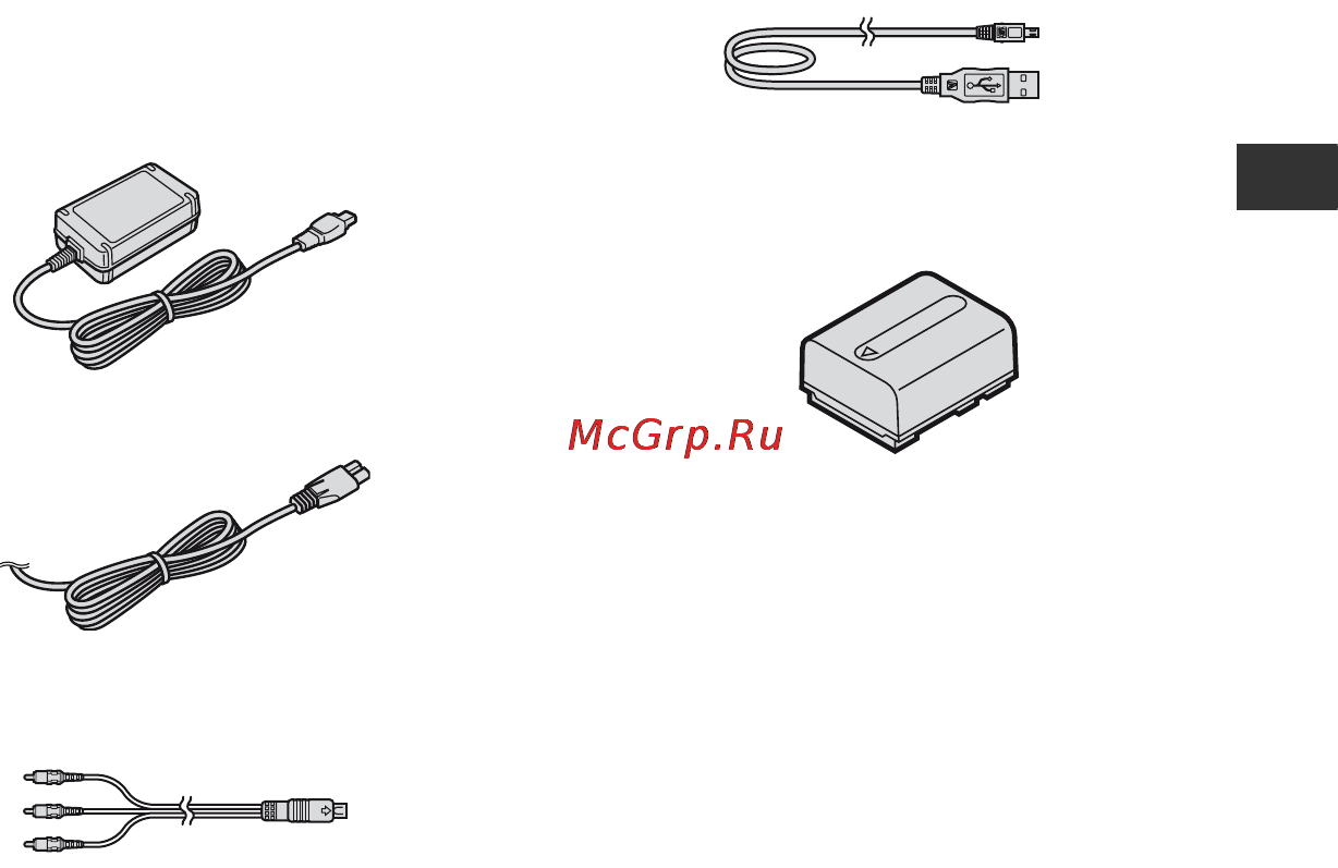 Sony DCR-HC53E [9/88] Начало работы