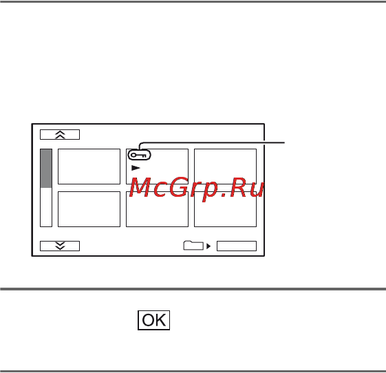 Sony DCR-HC48E [66/116] Создание на memory stick duo изображений с определенной информацией метка печати защита изображения продолжение