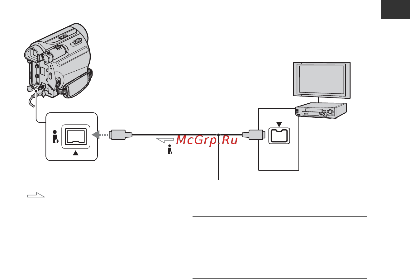 Sony DCR-HC38E [49/88] Запись изображений с тв видеомагнитофона и т д dcr hc38e