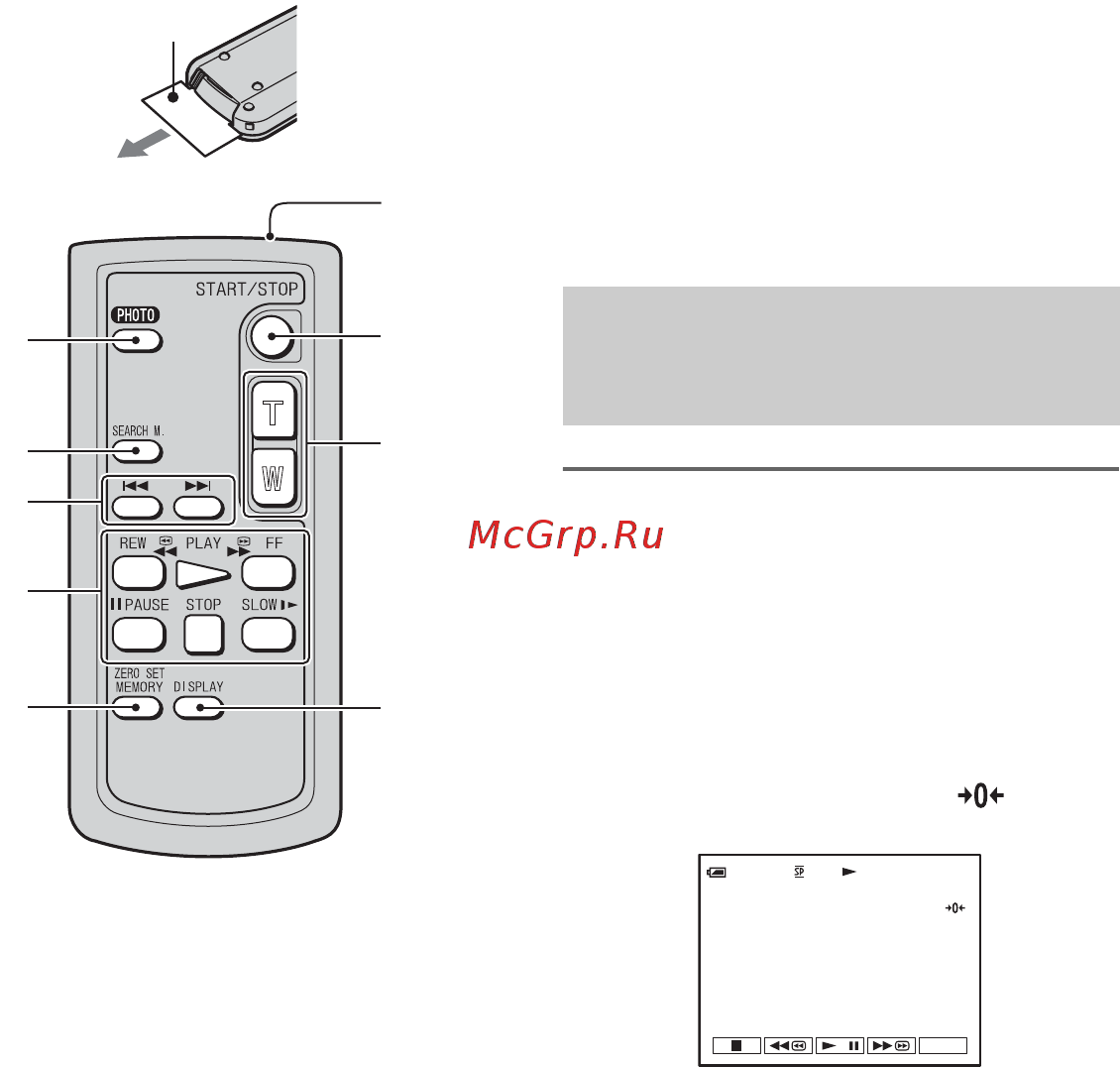 Sony DCR-HC23E [34/112] Áûñò²ûé ïîèñê íóæíîãî æïèçîäà ïàìøòü íóëåâîé îòìåòêè
