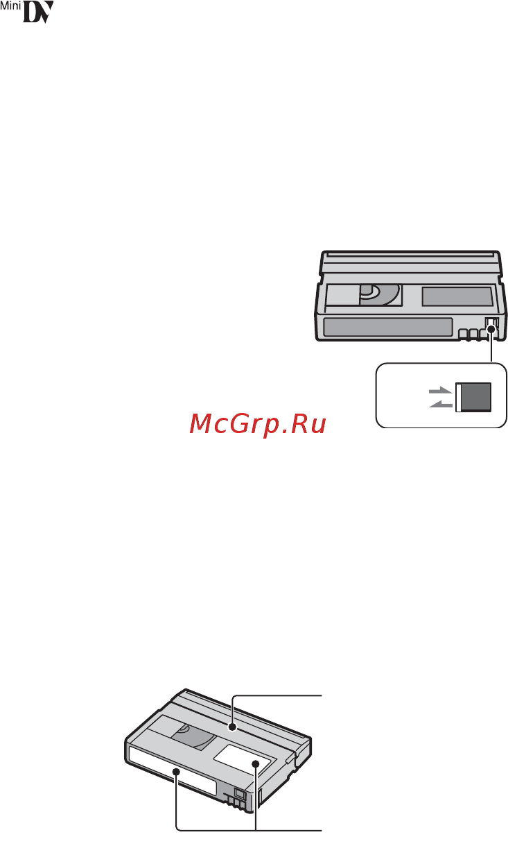 Sony DCR-HC26E [96/112] Èñïîëüçóåìûå êàññåòû