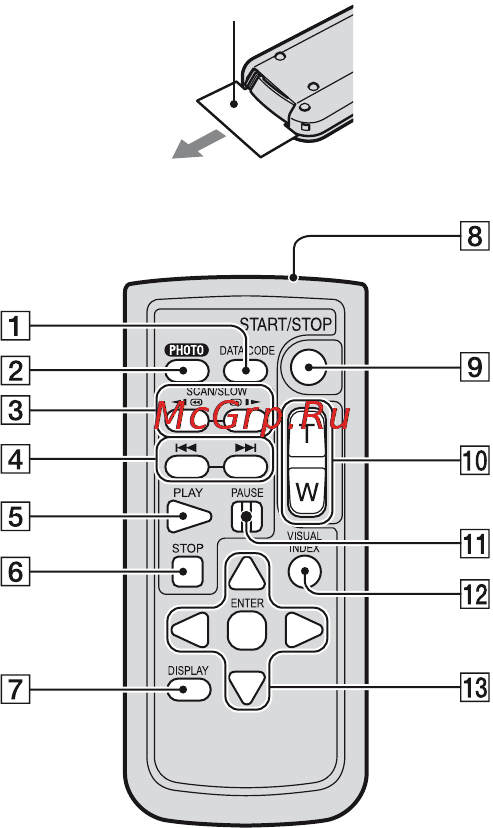 Sony DCR-SR70E [44/148] Q кнопки привода трансфокатора стр 36 38