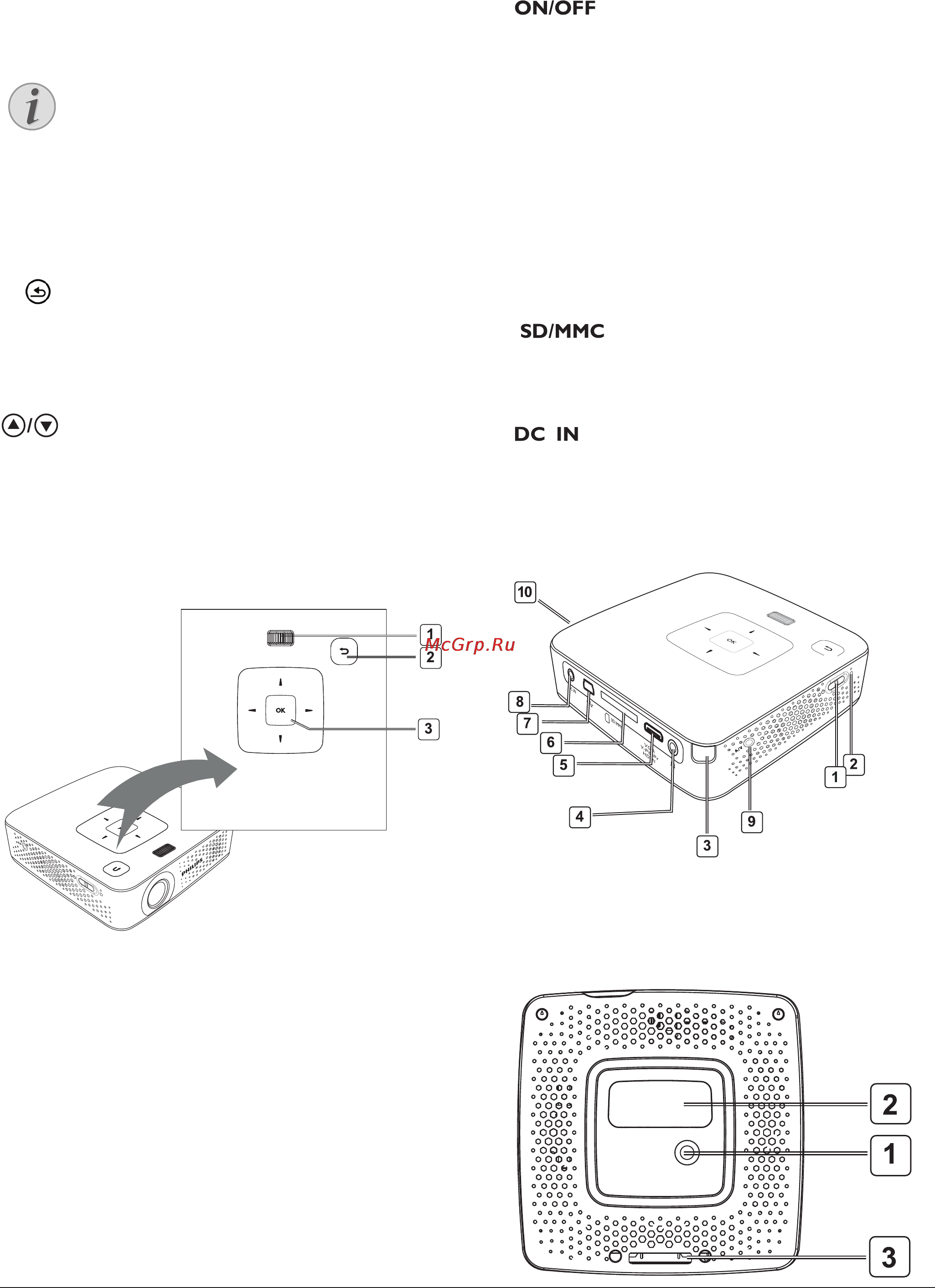 Philips PicoPix PPX3410 [6/29] Usb 10
