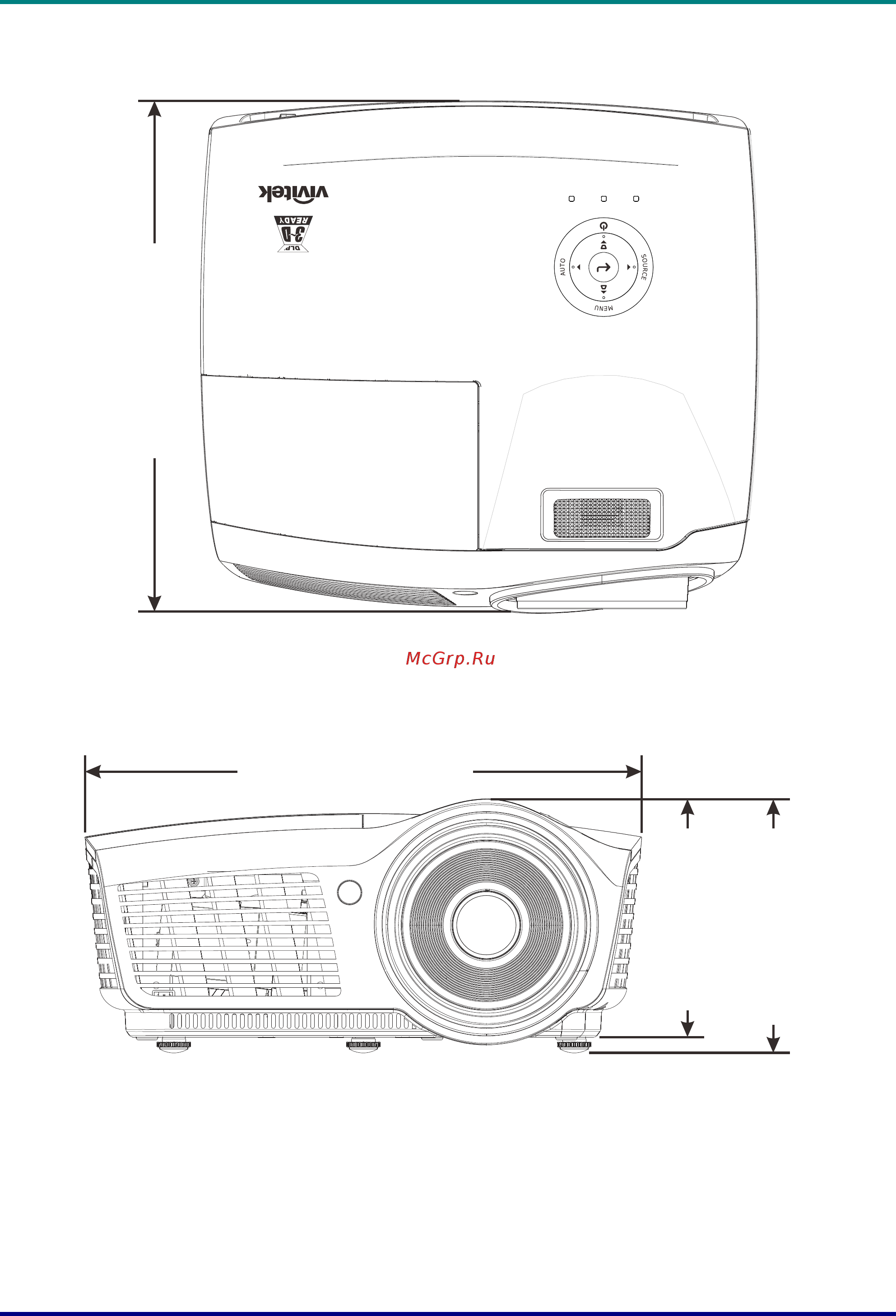Vivitek H1185 [58/62] 8mm4 8