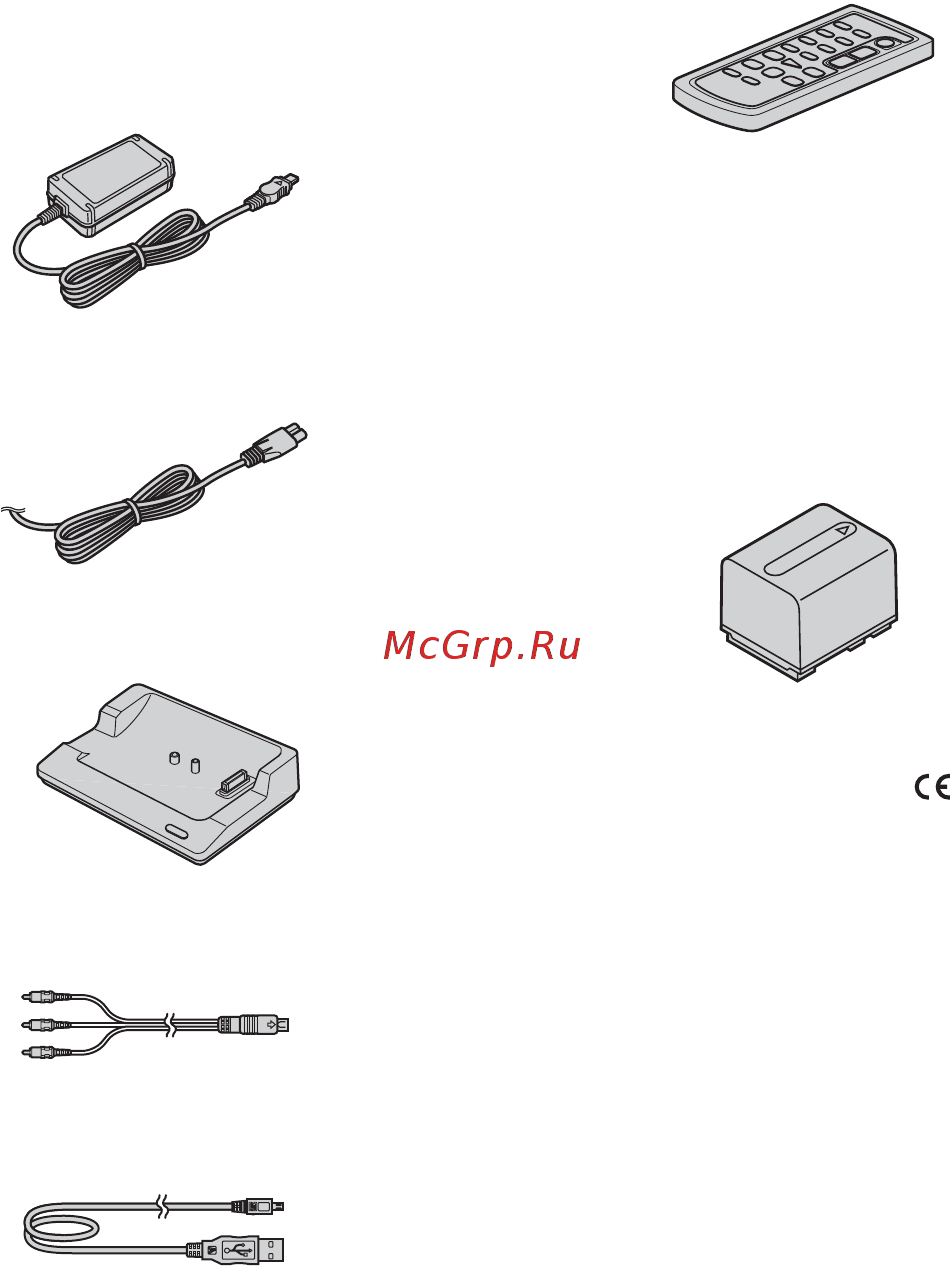 Sony DCR-SR200E [6/84] Подготовка к эксплуатации