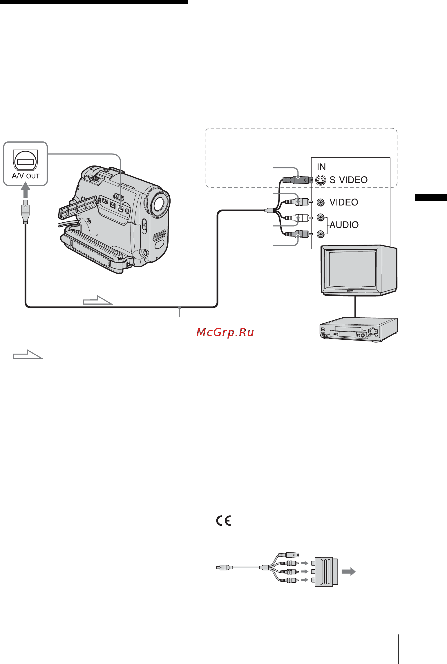 Sony DCR-HC16E [39/216] Visa filmen på en tv