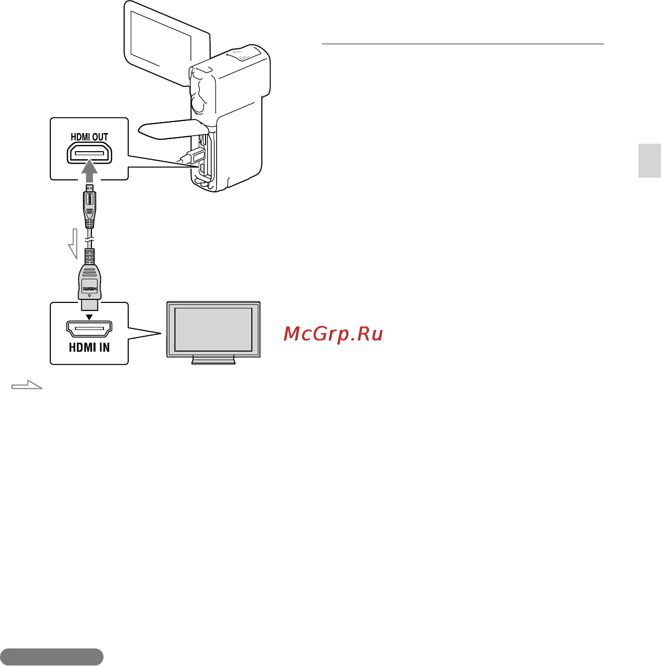 Sony HDR-GW55VE [35/130] Воспроизведение изображений на телевизоре