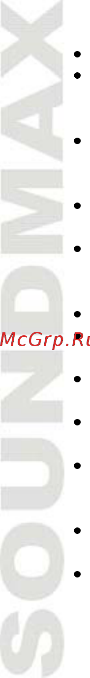 Soundmax SM-CCR3044 Black/White [3/18] Меры предосторожности