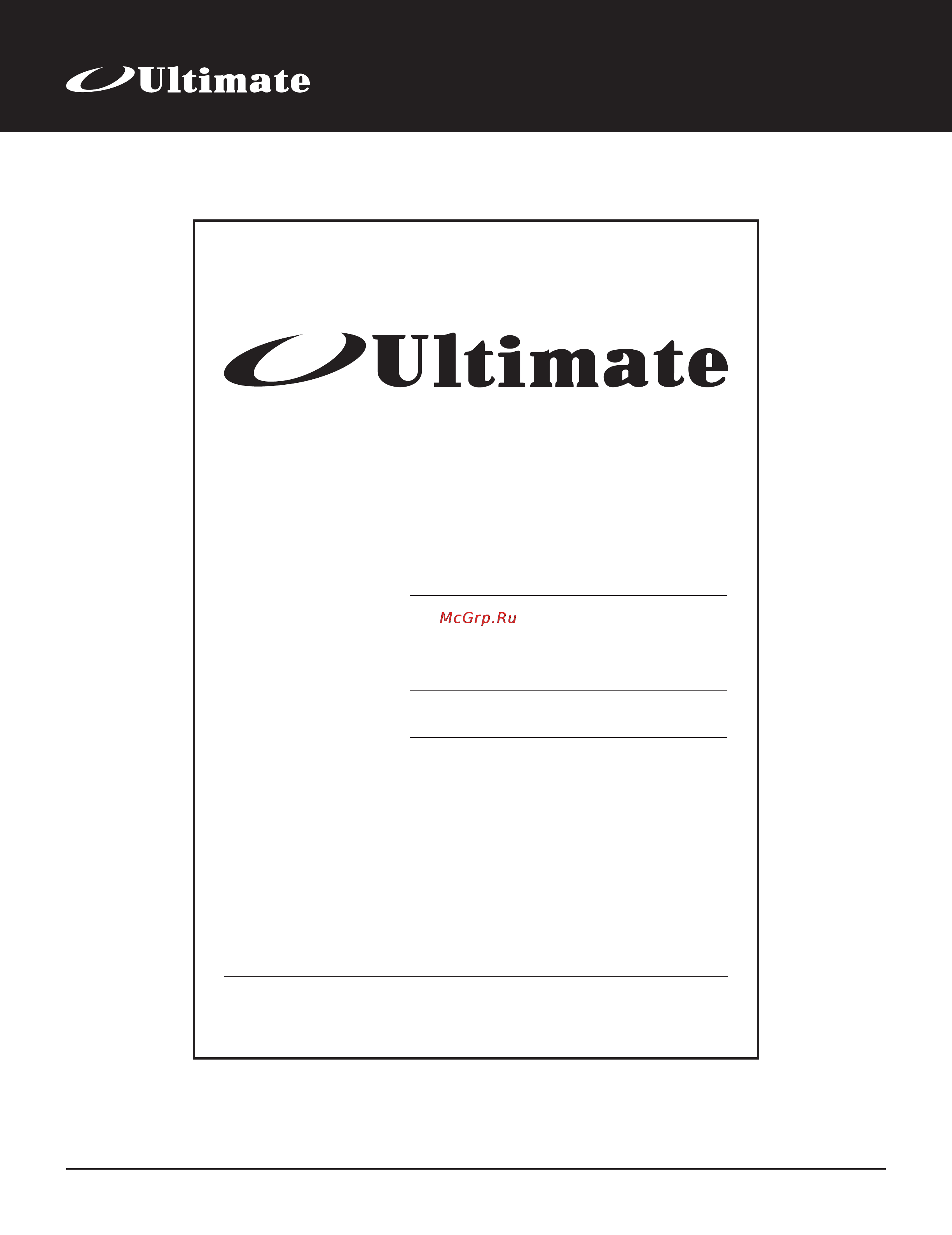Ultimate HTX-1000 [10/12] Ultimate_htx1000_manual_rus 10