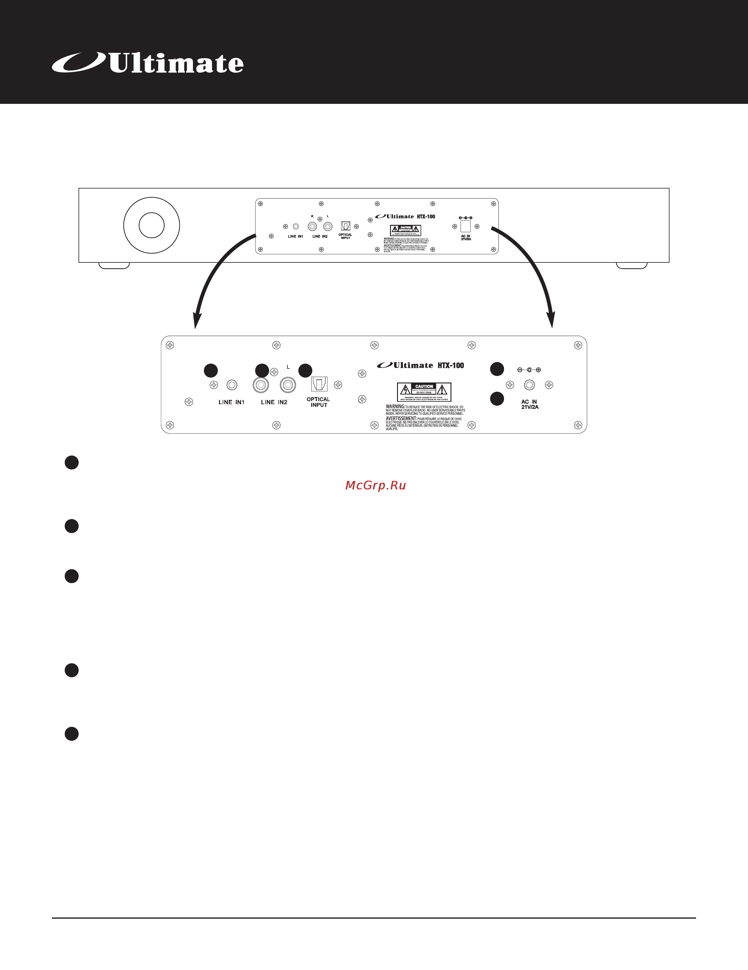 Ultimate HTX-100 [5/12] Ultimate_htx100_manual_rus 05