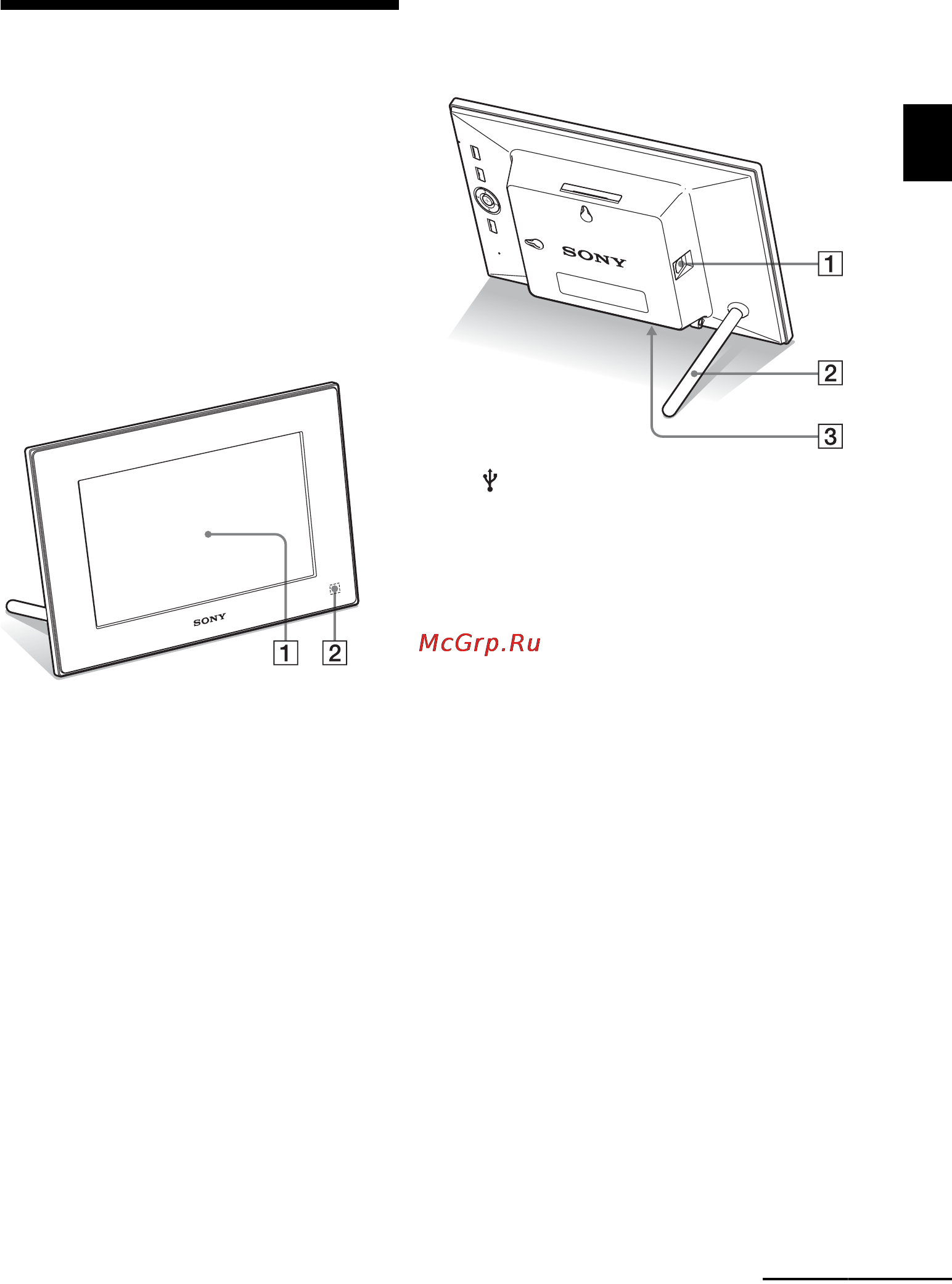 Sony DPF-A72N [11/64] Identifying the parts