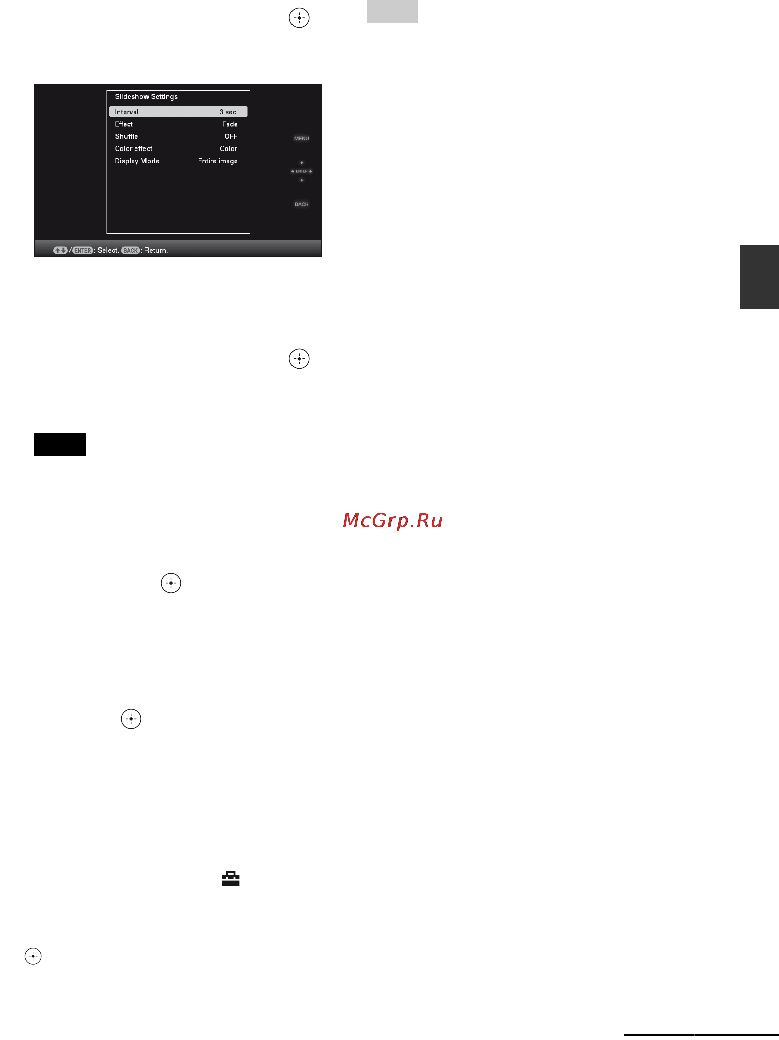 Sony DPF-D92 [45/68] To reset to factory default settings