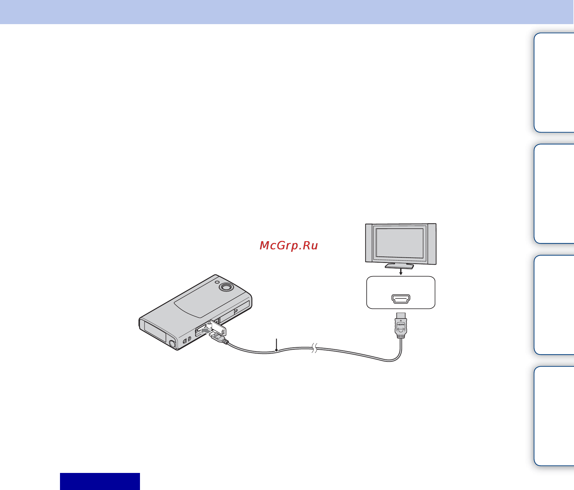 Sony MOBILE HD SNAP MHS-FS2K [66/82] Просмотр изображений на экране телевизора