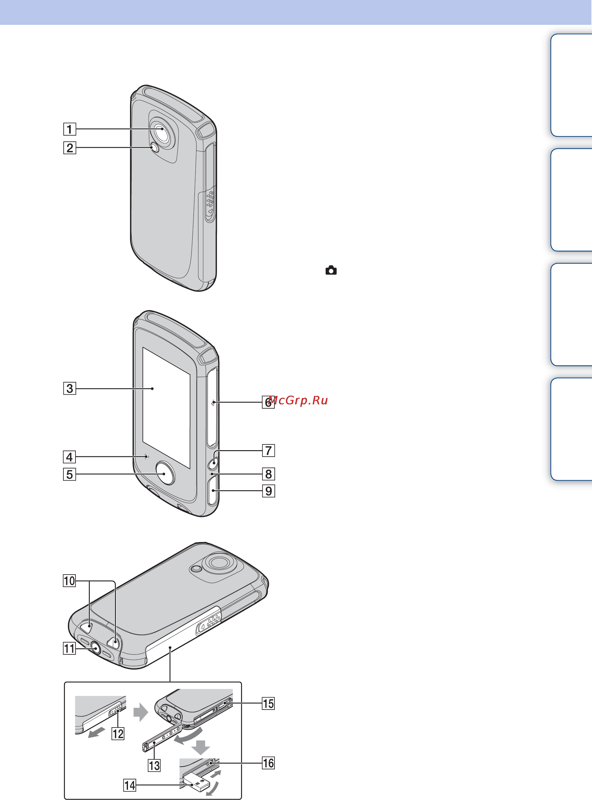 Sony CYBER-SHOT MHS-TS22 [14/70] Table of contents operation search settings search index