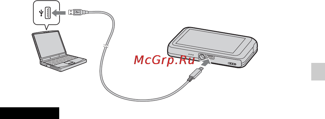 Sony CYBER-SHOT DSC-WX70 [41/100] Зарядка посредством подключения к компьютеру