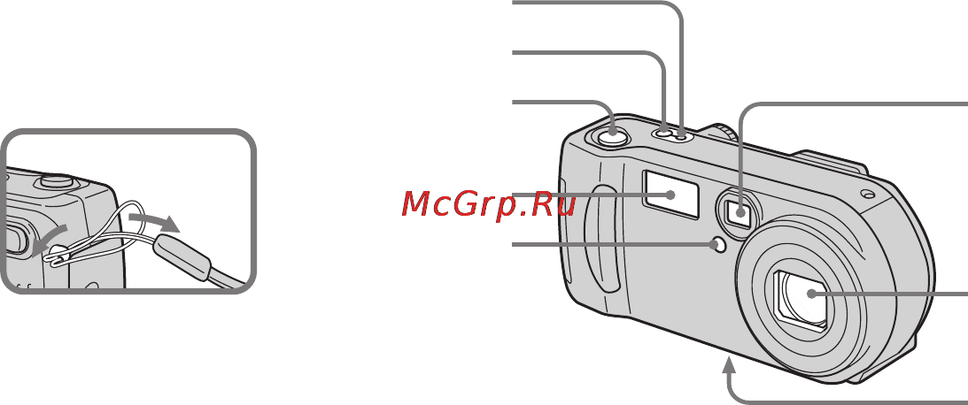 Sony CYBER-SHOT DSC-P31 [8/212] Описание деталей фотоаппарата продолжение dsc p51