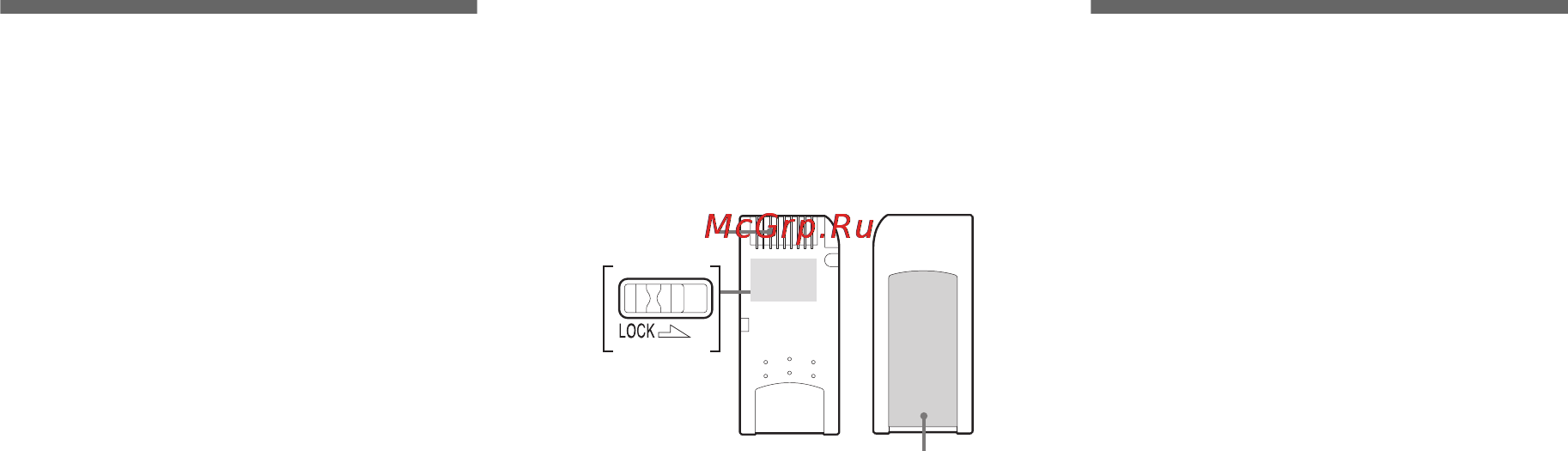 Sony CYBER-SHOT DSC-P31 [98/212] Модуль памяти memory stick