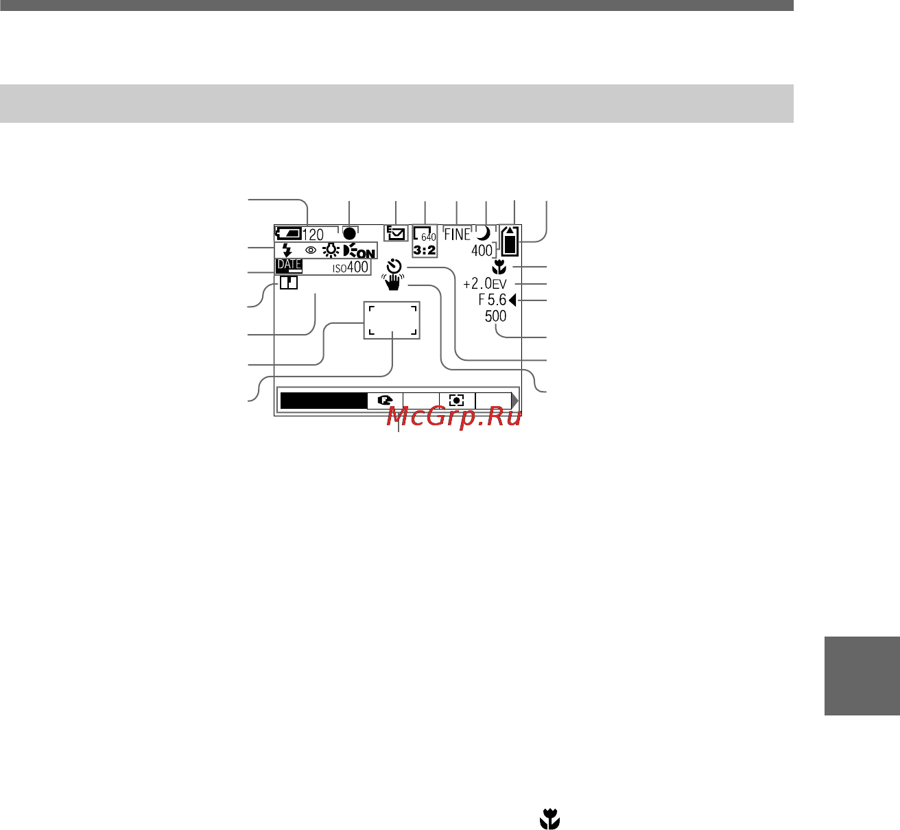 Sony CYBER-SHOT DSC-P30 [85/92] Lcd screen indicators