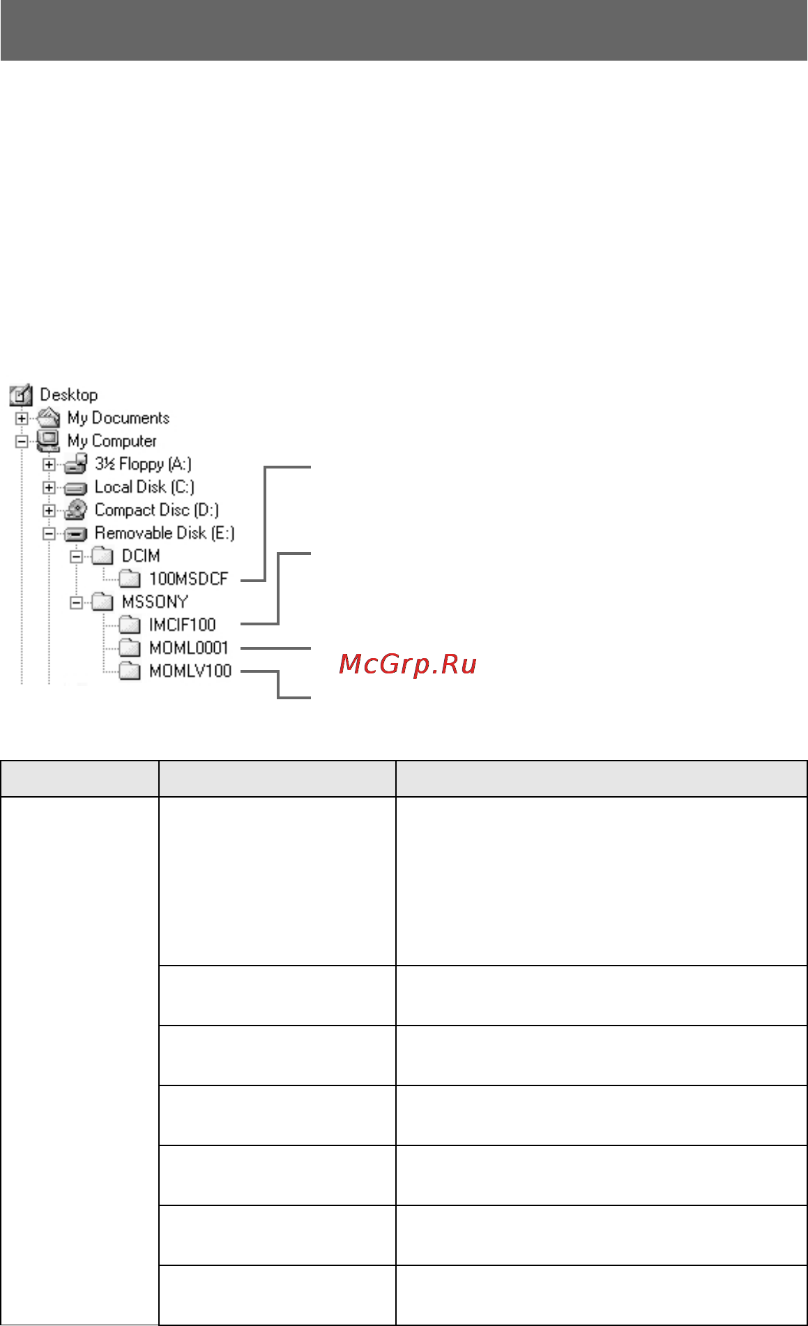 Sony CYBER-SHOT DSC-P3 [44/100] Folder file meaning
