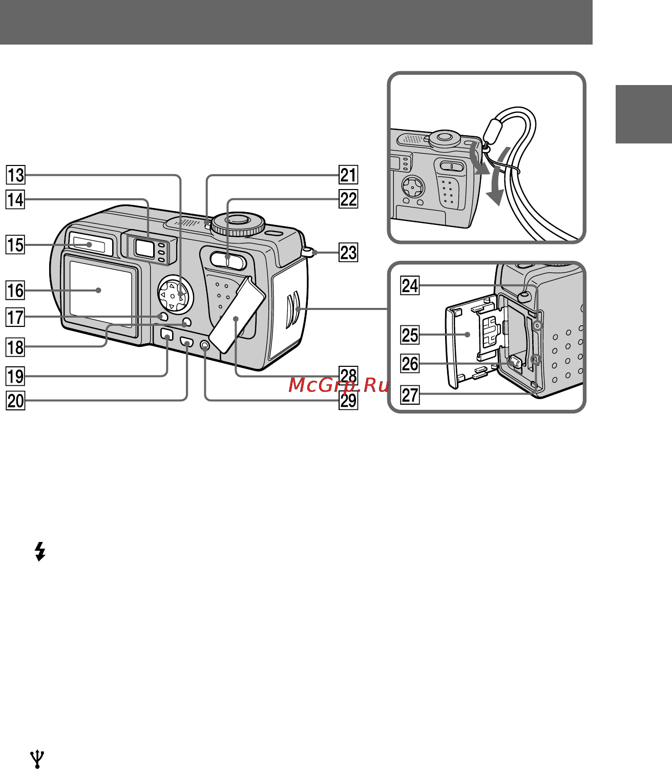 Sony CYBER-SHOT DSC-P3 Инструкция по эксплуатации онлайн [9/100] 92589