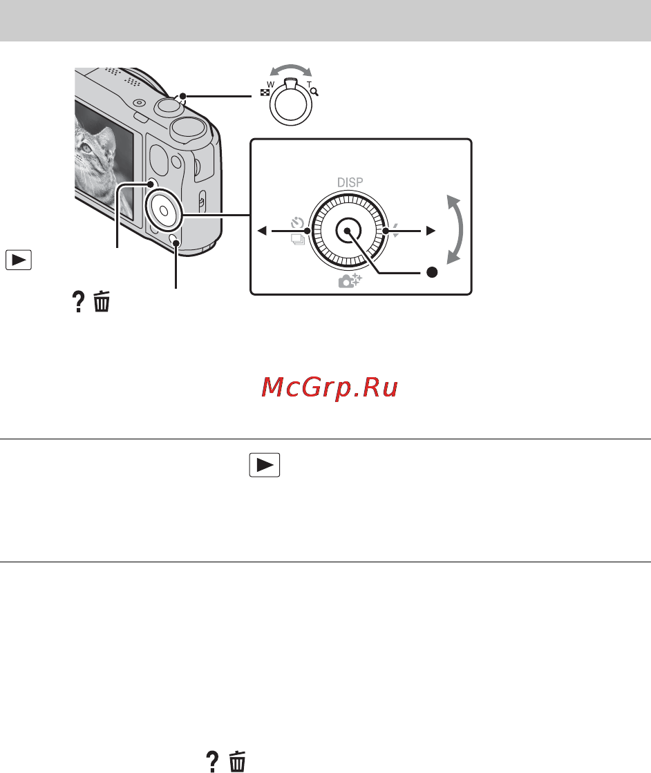 Sony CYBER-SHOT DSC-HX20V [92/112] Вибір наступного попереднього зображення