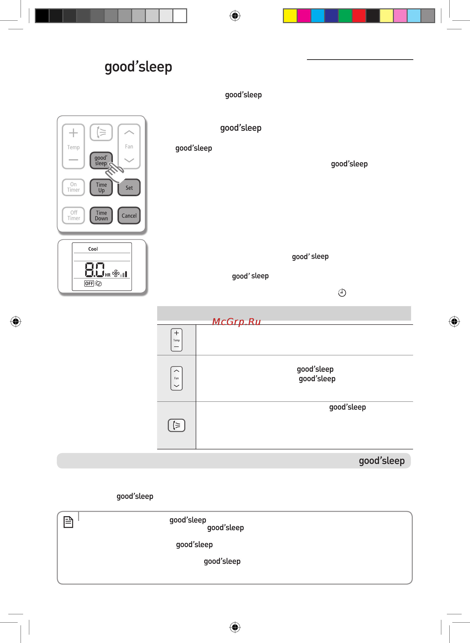 Samsung AR12HQFSAWK [18/56] Режим комфортный сон