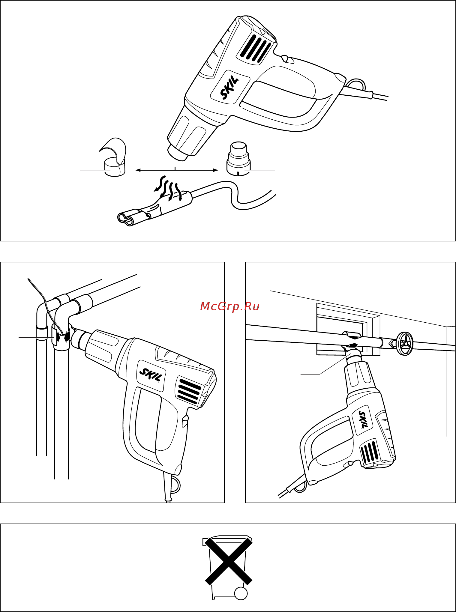 Skil 8004 LA (F 015 800 4LA) Инструкция по эксплуатации онлайн [5/156] 328814