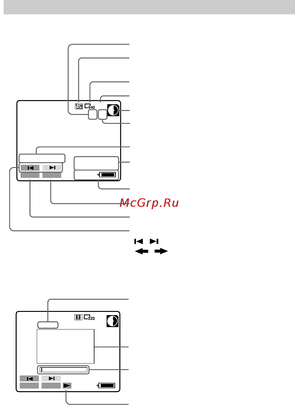 Sony MVC-FD91 [22/100] The indicators during playback