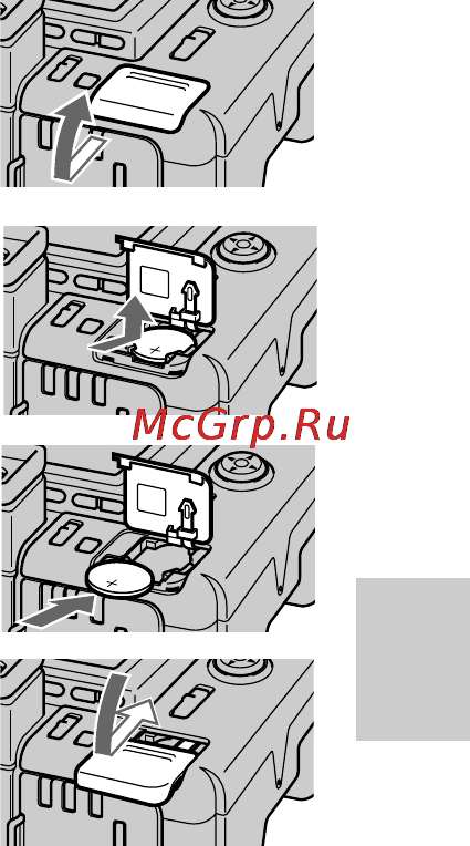 Sony MVC-FD91 [39/100] Changing the lithium battery in the camera