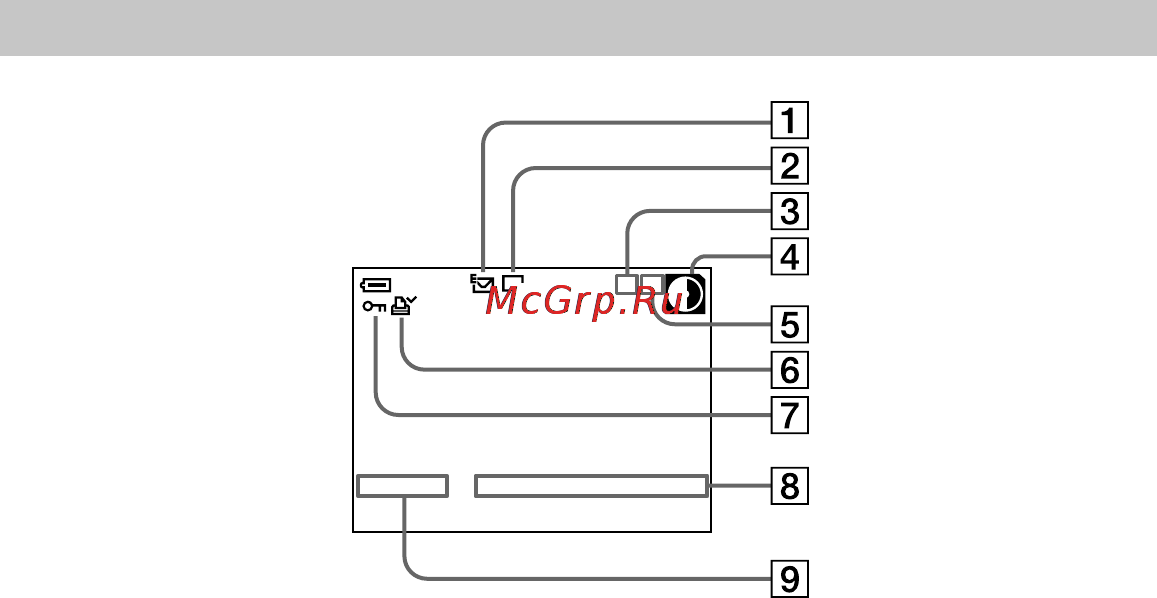 Sony MVC-FD85 [64/68] The indicators during still image playback