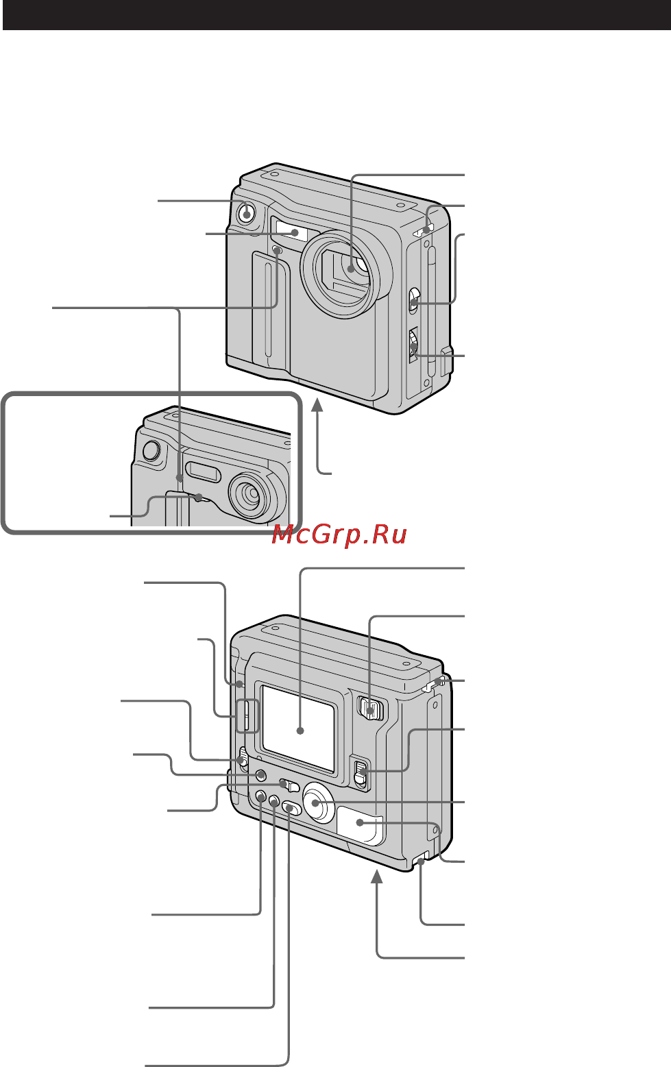 Sony MVC-FD7 [133/136] Identificación de partes