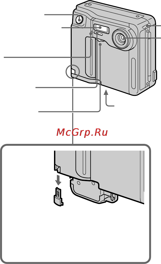 Sony MVC-FD51 [131/134] Identificación de partes