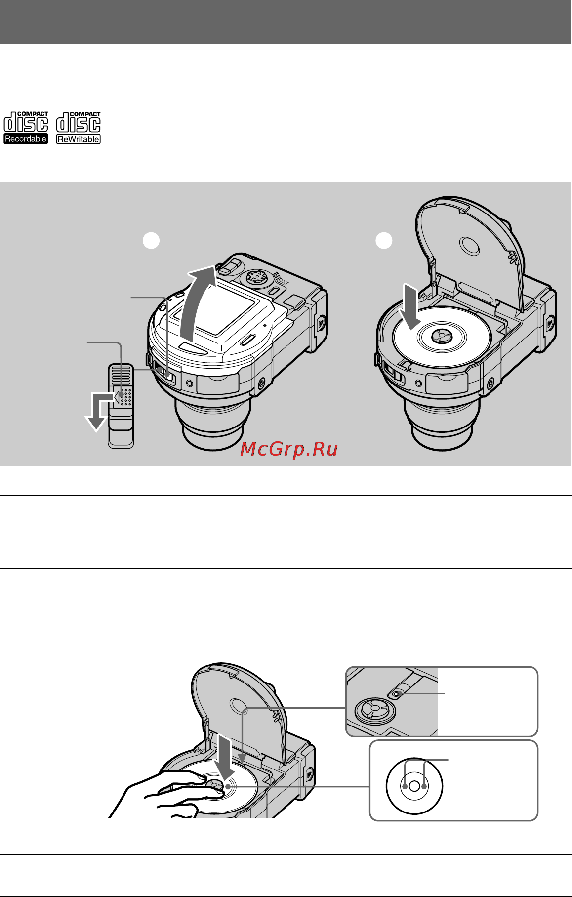 Sony MVC-CD300 [16/108] Inserting a disc