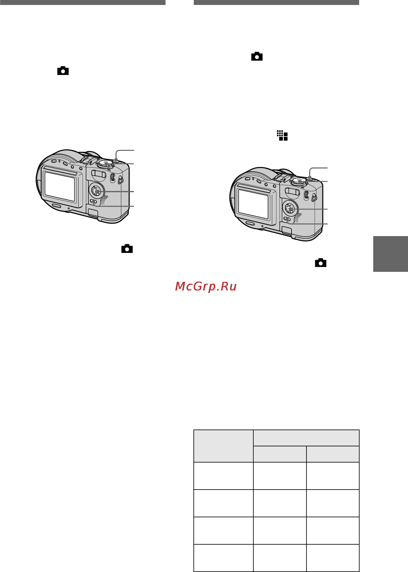 Sony MVC-CD300 [59/108] Recording three images continuously burst only for mvc cd300