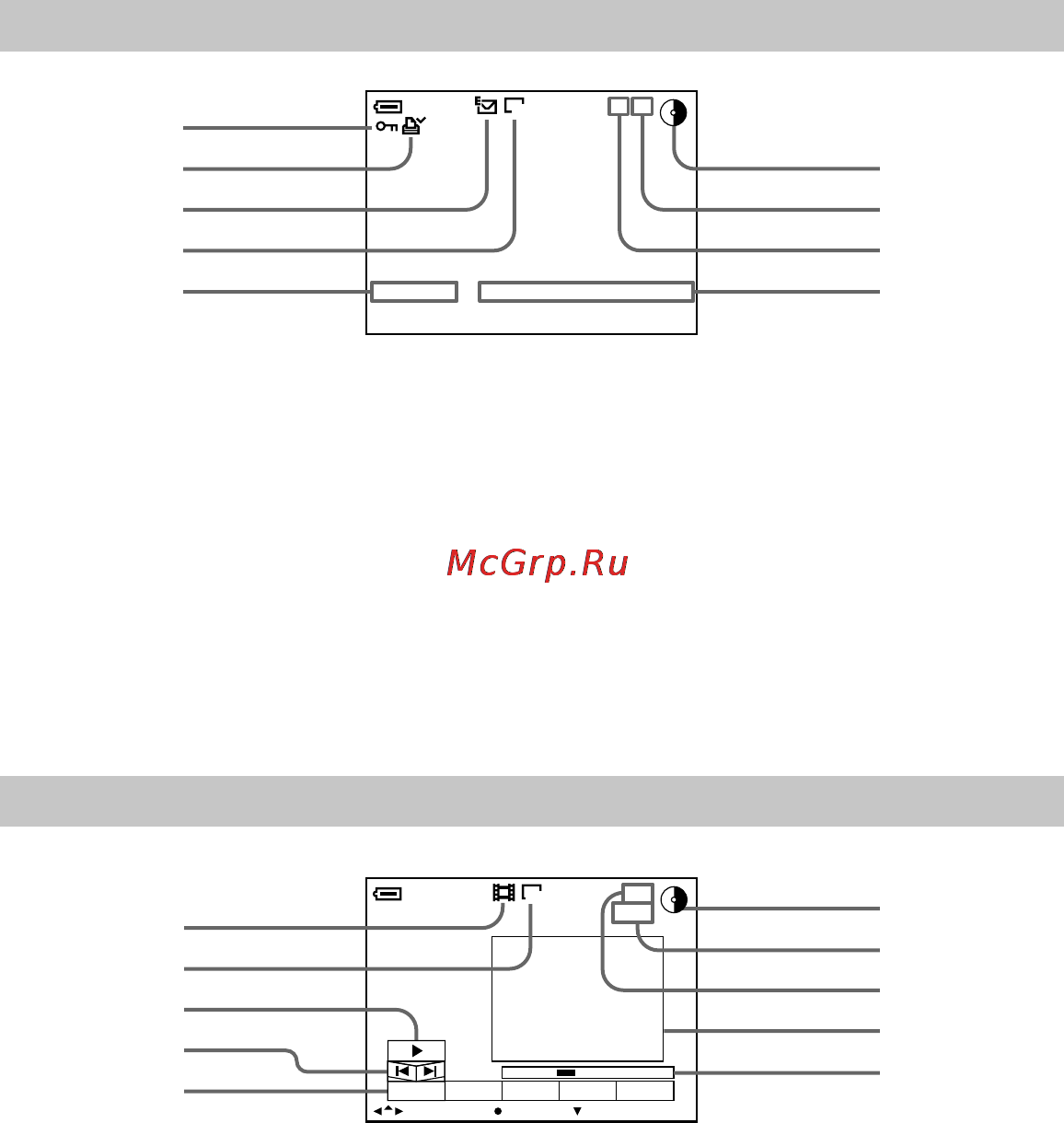 Sony MVC-CD1000 [76/80] The indicators during still image playback