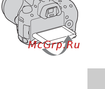 Sony SLT-A37 [39/243] Регулировка угла установки жк экрана