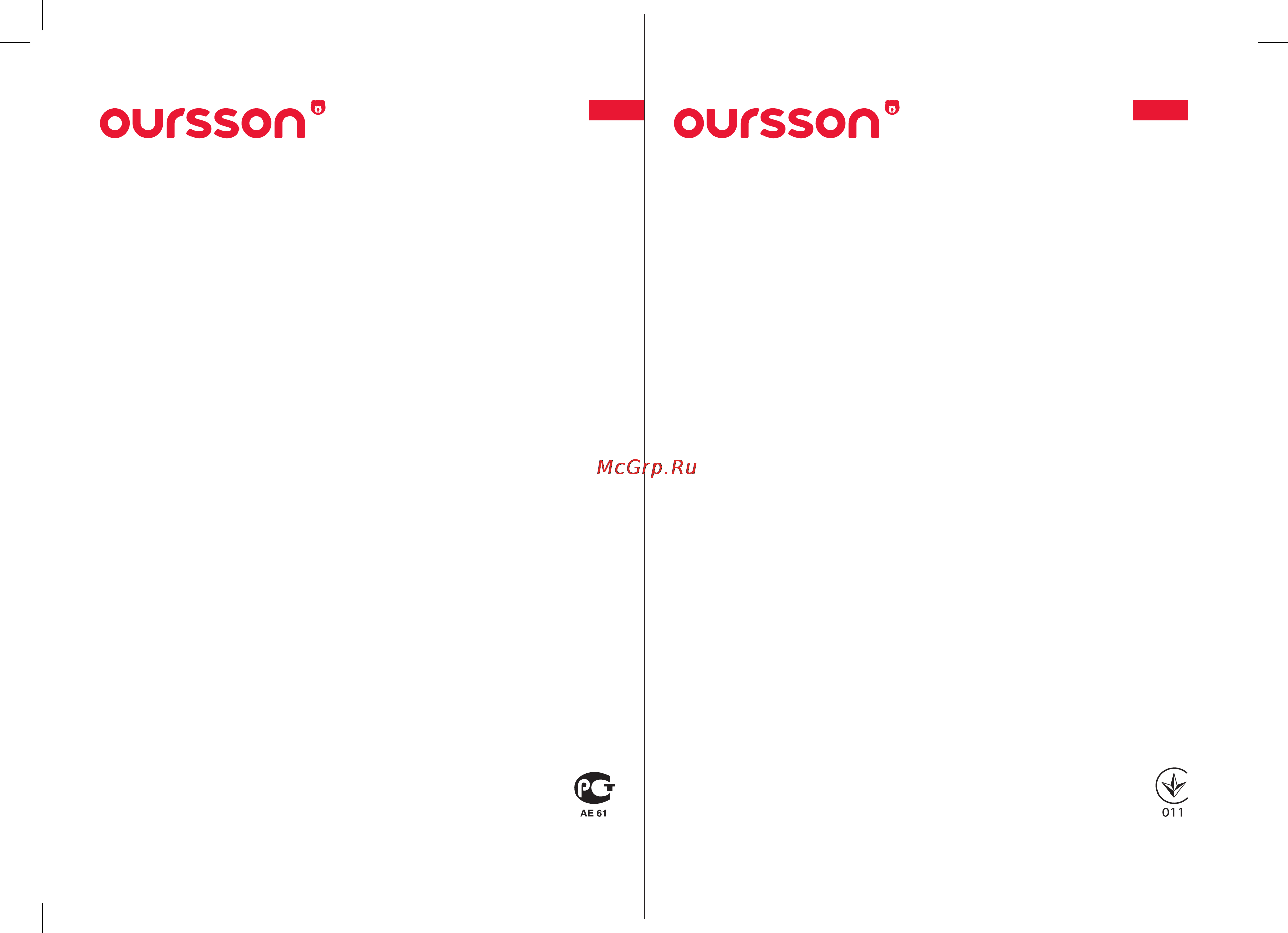 Oursson Mi5040PSD/IV [52/57] Oursson ag вироблено в корее