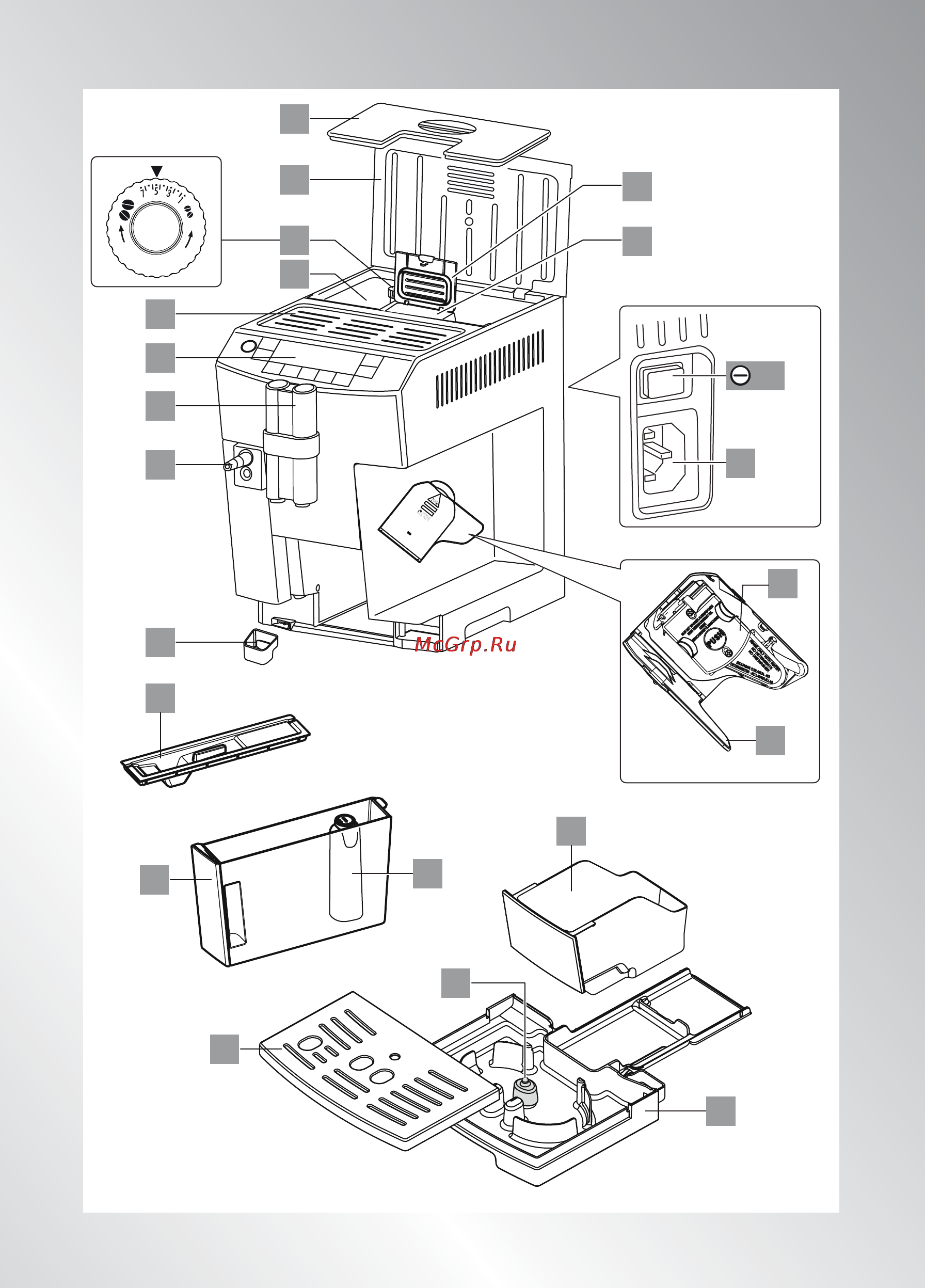Delonghi ECAM 26.455.RB Инструкция по эксплуатации онлайн [3/22] 92736