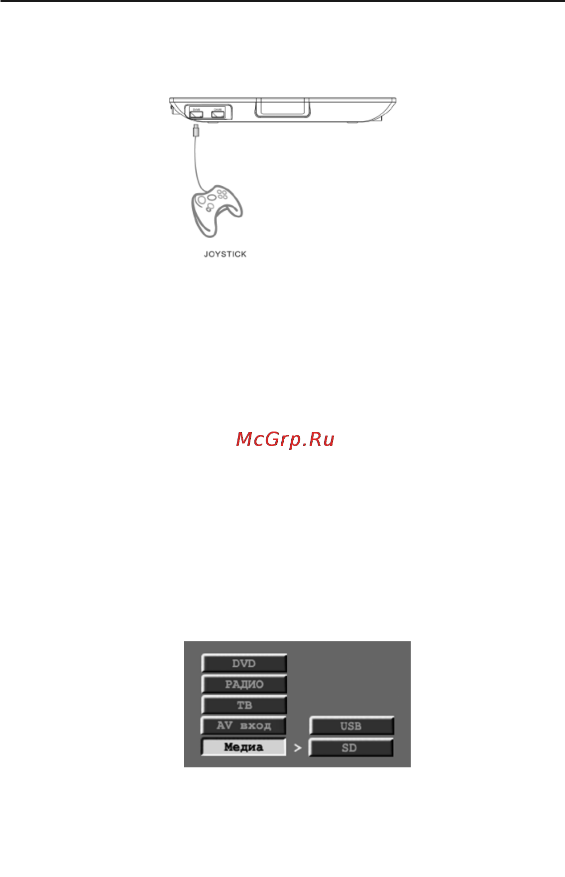 Rolsen RPD-10D09G [13/36] Подключенние usb или карты памятти