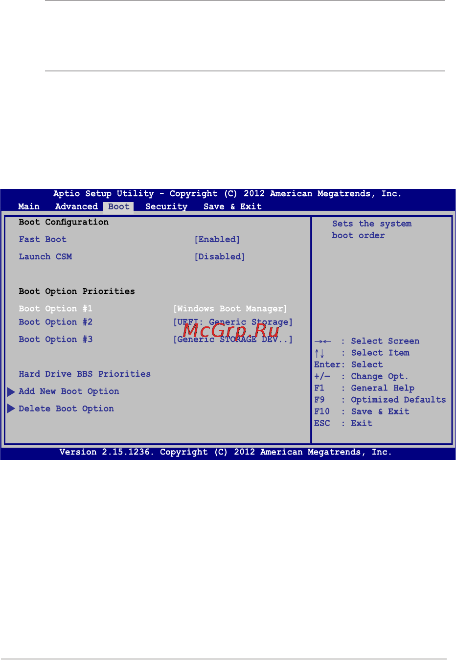 Asus X102BA-DF024H [79/122] Настройки bios