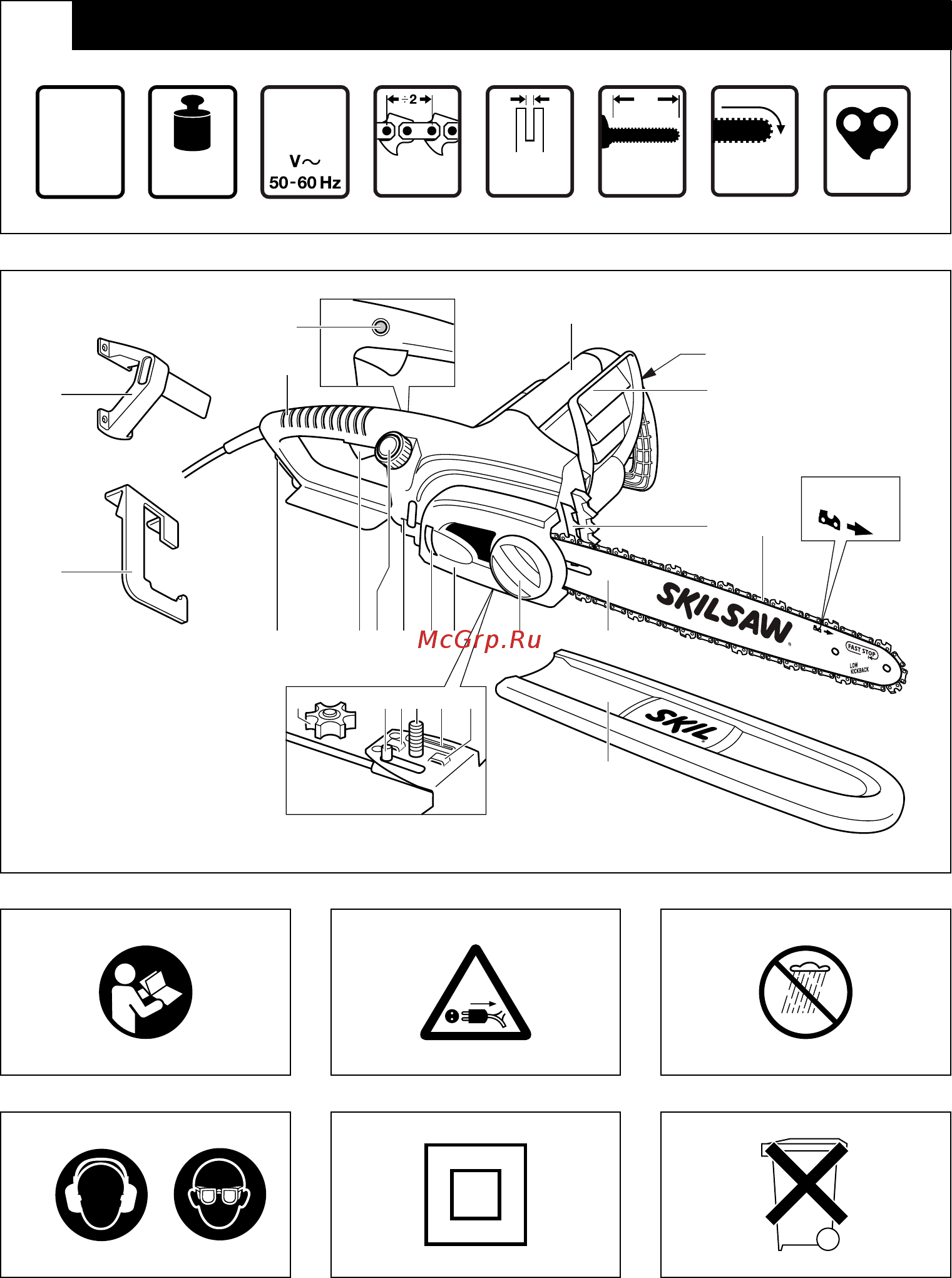 Skil 0780 RA Инструкция по эксплуатации онлайн [219/220] 92846