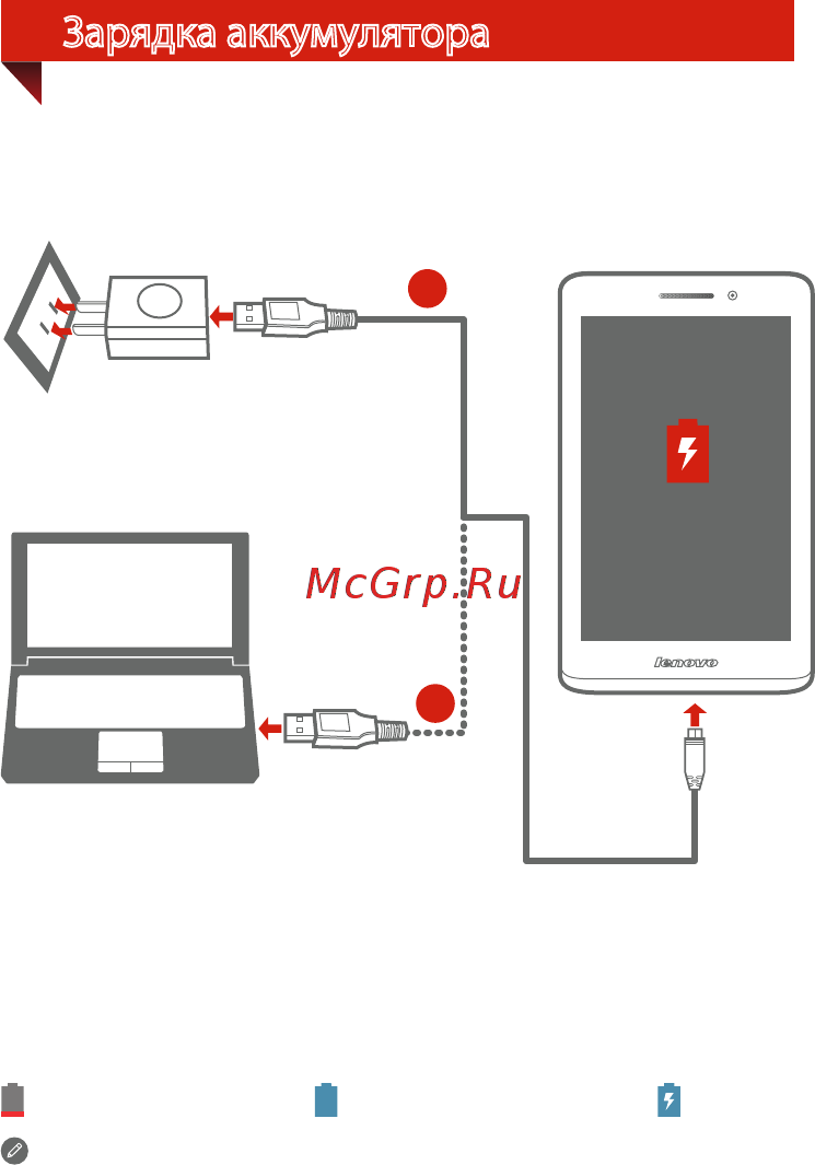 Lenovo S5000 /59388693/ [5/6] Зарядка аккумулятора