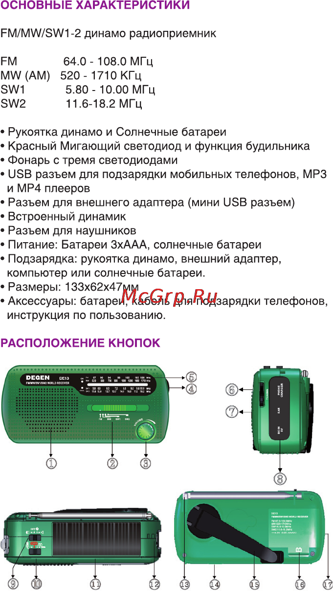 Ritmix RPR-7040 Инструкция по эксплуатации онлайн [2/12] 92913