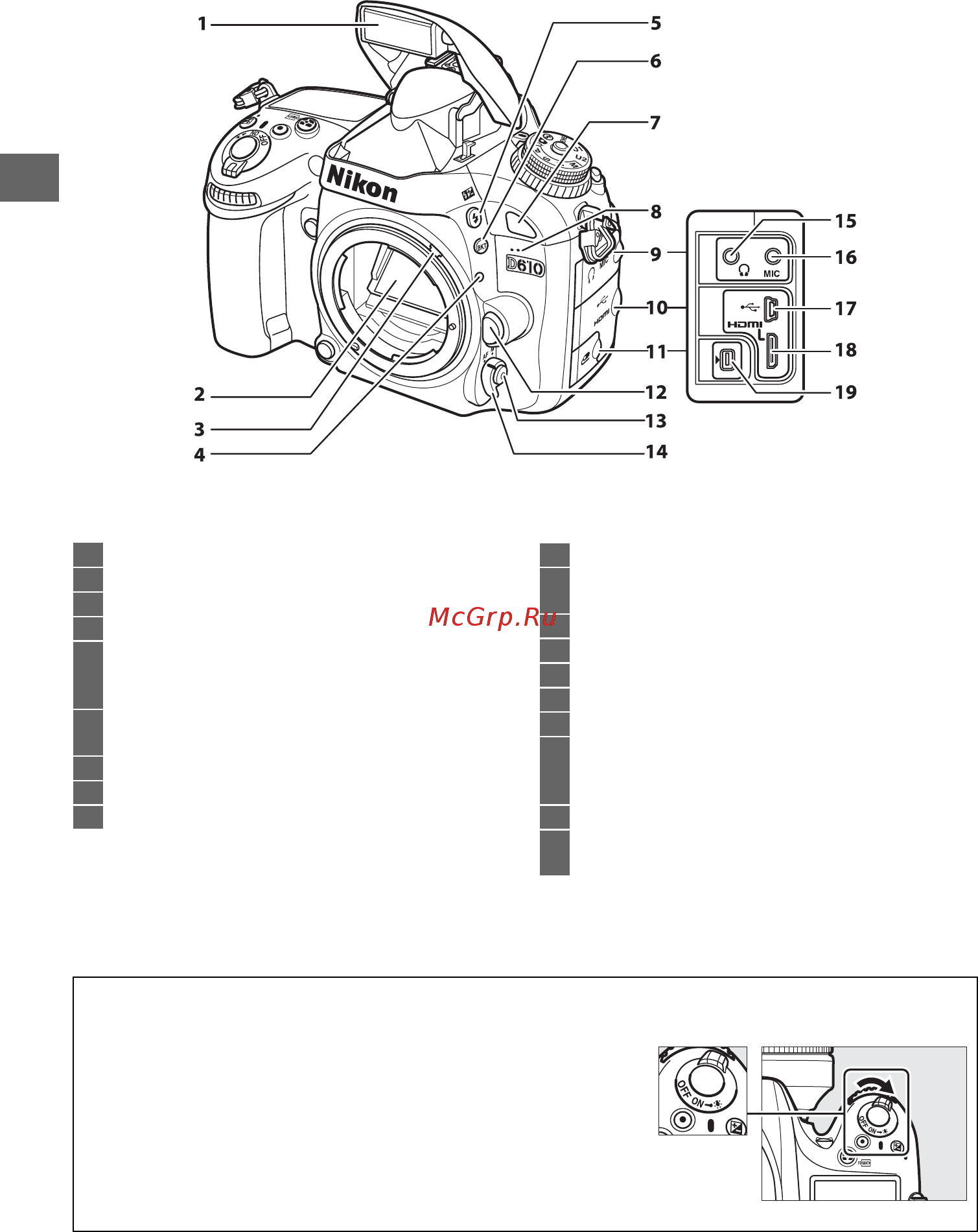 Nikon D610 + 24-85mm Kit [28/372] Подсветка жк монитора