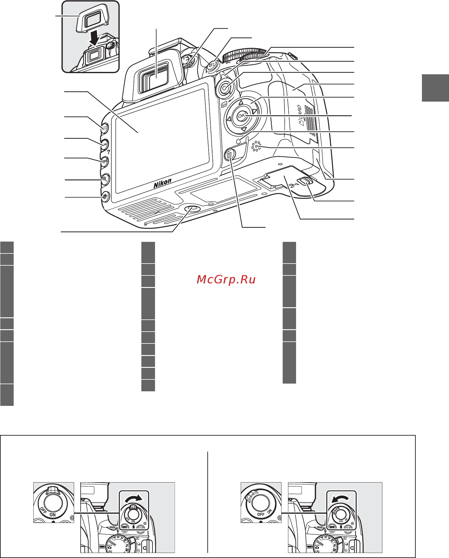 Nikon D3100 Kit 18-140 VR [19/224] Корпус фотокамеры продолжение