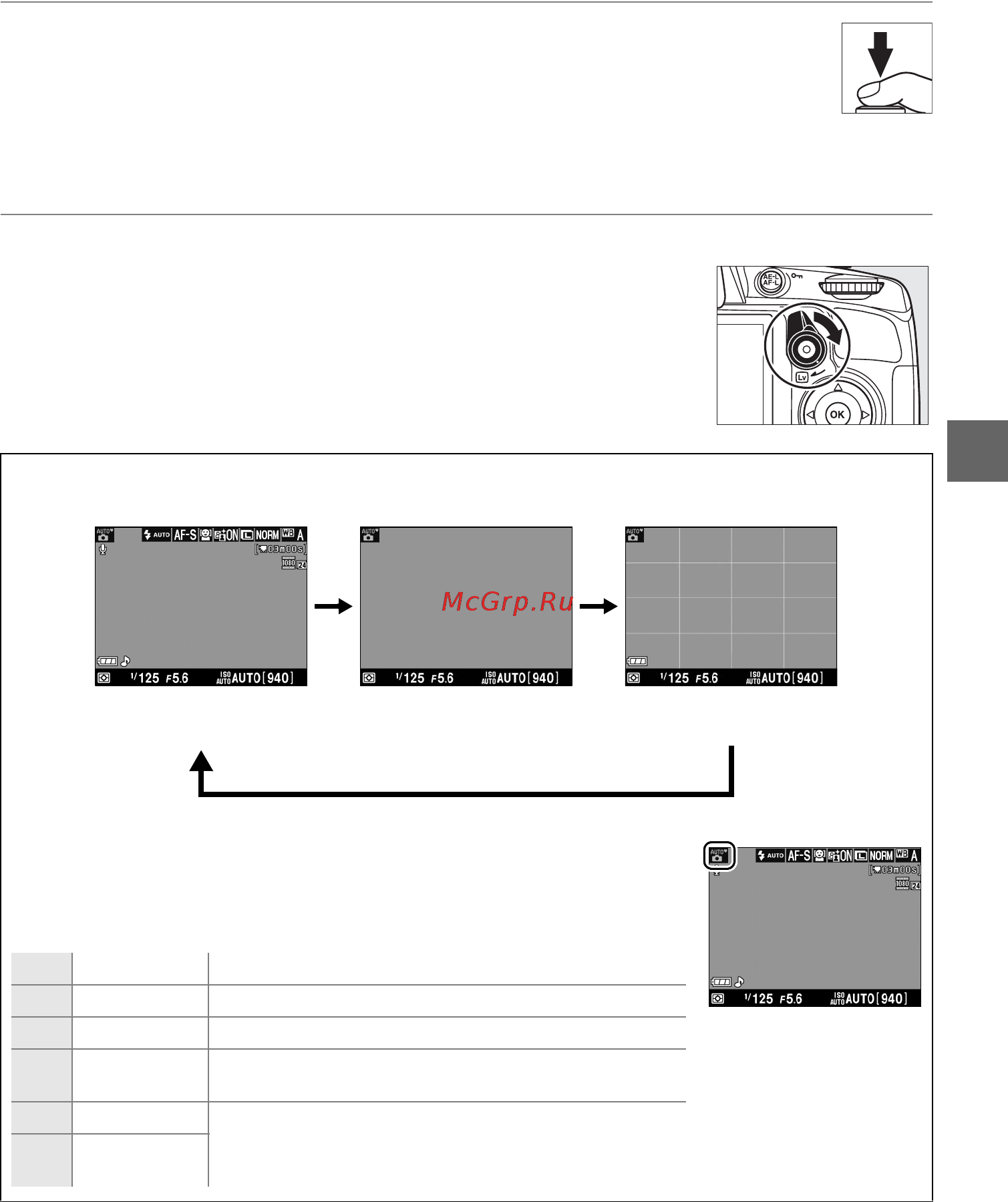 Nikon D3100 Kit 18-140 VR [57/224] Выйдите из режима live view