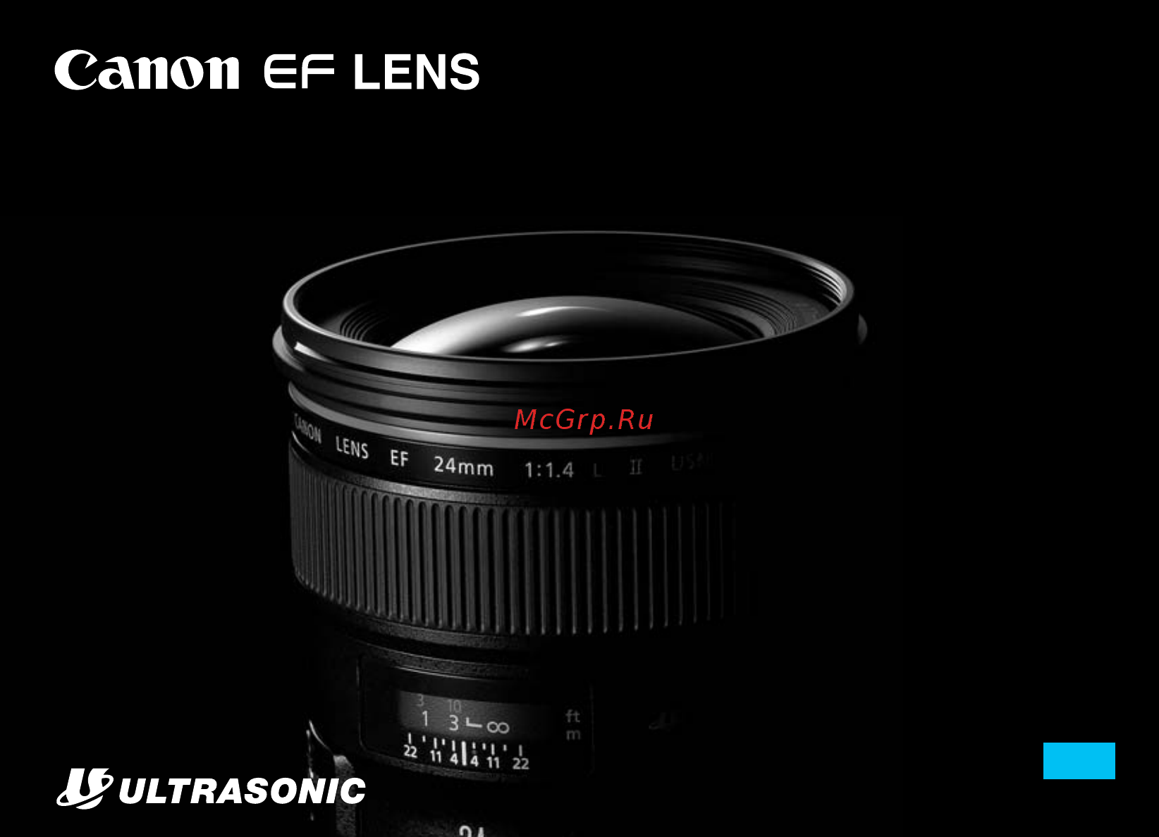 Canon EF 24mm f/1.4L II USM (2750B005) Инструкция по эксплуатации онлайн