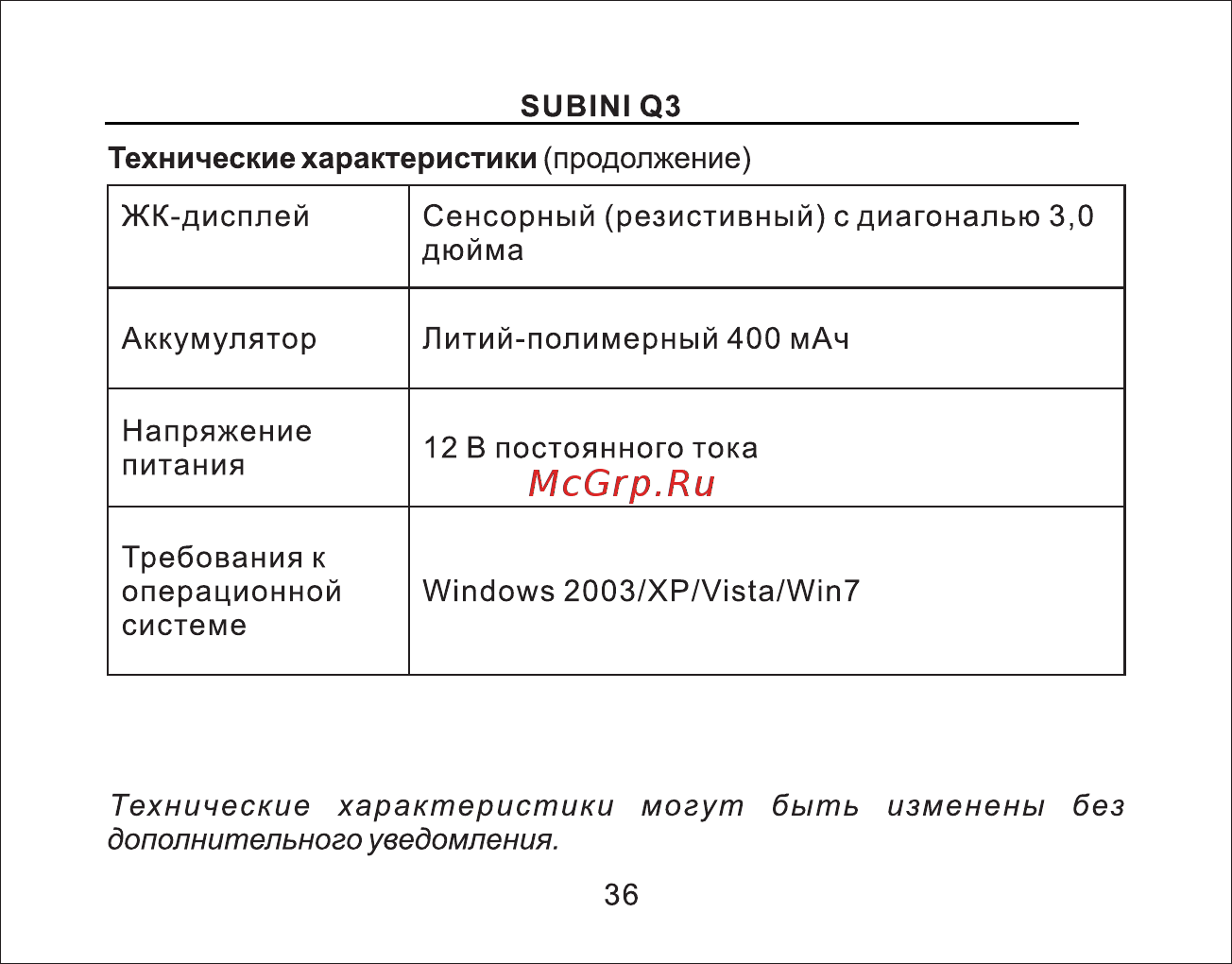 Subini Q3 [37/39] Страница 37
